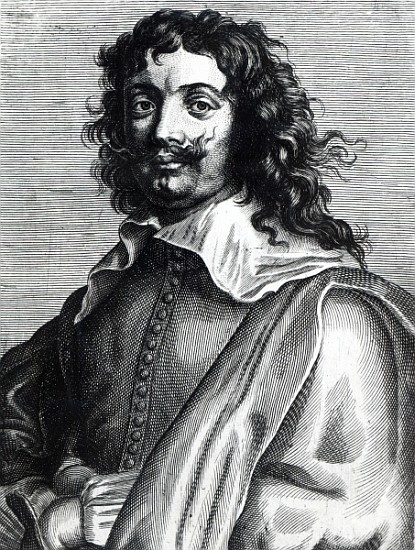 Adriaen Brouwer; engraved by Edme de Boulonois van (after) Sir Anthony van Dyck