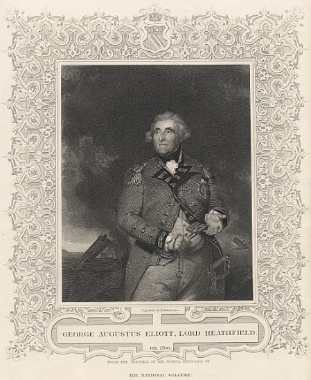 George Augustus Eliott, 1st Baron Heathfield van (after) Sir Joshua Reynolds
