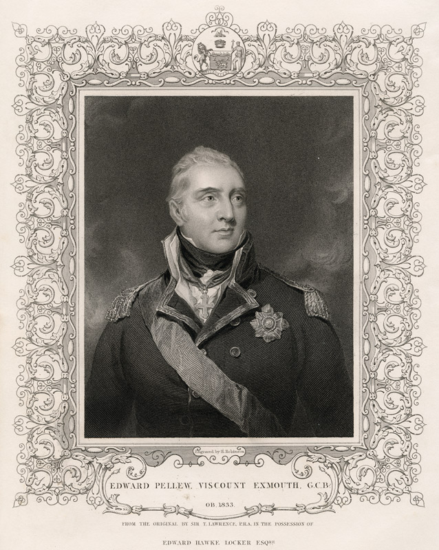 Admiral Sir Edward Pellew, c.1810 van (after) Sir Thomas Lawrence