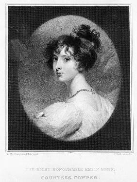 Emily Mary, Countess Cowper