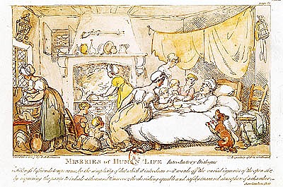 Miseries of Human Life: Introductory Dialogue, published R. Ackermann van (after) Thomas Rowlandson
