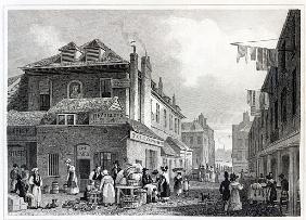 Hungerford Market, Strand; engraved by Thomas Barber