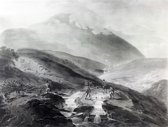 Gold Mines, County of Wicklow; engraved by John Bluck van (after) Thomas Sautelle Roberts