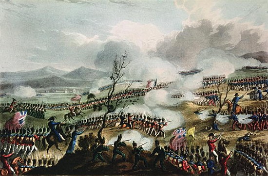 Battle of Nivelle, 10th November; engraved by Thomas Sutherland van (after) William Heath