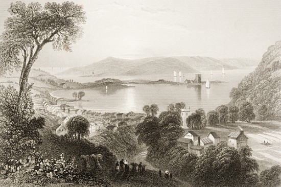 Larne, County Antrim, Northern Ireland, from ''Scenery and Antiquities of Ireland'' van (after) William Henry Bartlett
