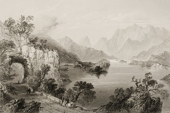 The Upper Lake at Killarney, County Killarney, Ireland, from ''Scenery and Antiquities of Ireland'' van (after) William Henry Bartlett