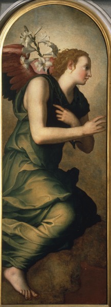 A.Bronzino / Angel of Annunciation / C16 van Agnolo Bronzino