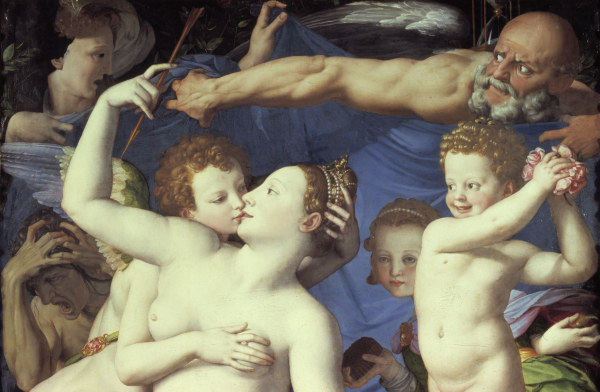 A.Bronzino, Allegory with Venus, section van Agnolo Bronzino