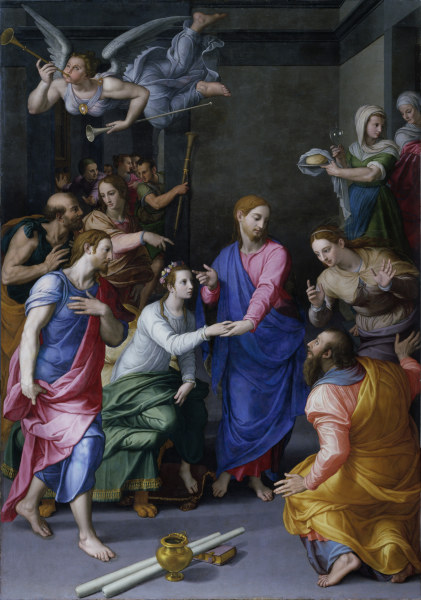 A.Bronzino, Erweckung Tochter Jairi van Agnolo Bronzino