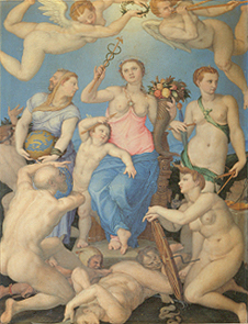 Allegorie des Glücks. van Agnolo Bronzino