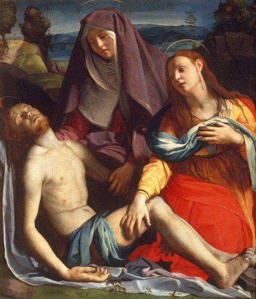 Dead Christ & Mary / Bronzino / c.1530 van Agnolo Bronzino