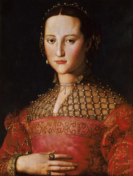 Eleonora da Toledo (1519-74) van Agnolo Bronzino