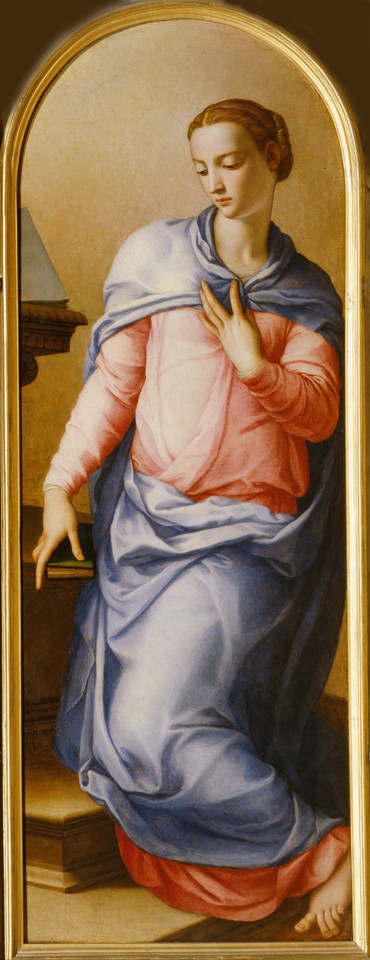 Virgin Annunciate van Agnolo Bronzino