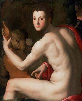 Portrait of Grand Duke of Tuscany Cosimo I de' Medici (1519-1574) as Orpheus