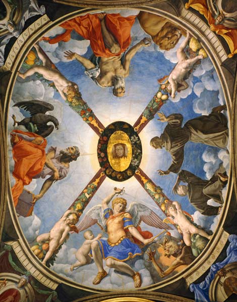 A.Bronzino, Trinity with Saints van Agnolo Bronzino