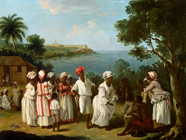 A Negroes' Dance on the Island of Dominica van Agostino Brunias