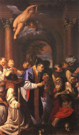 Die letzte Kommunion des heiligen Hieronymus