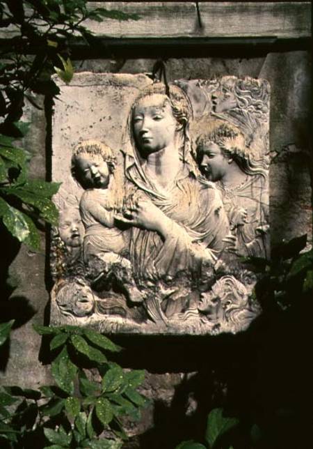 Madonna and Child, gesso cast from the altarpiece van Agostino  di Duccio