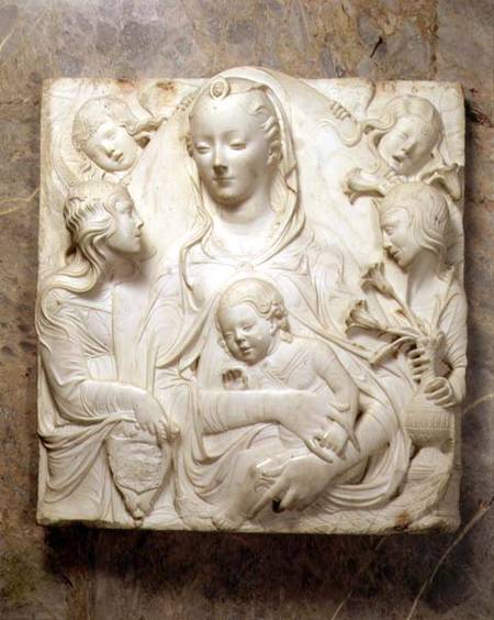 Madonna and Child with Four Angels van Agostino di Duccio