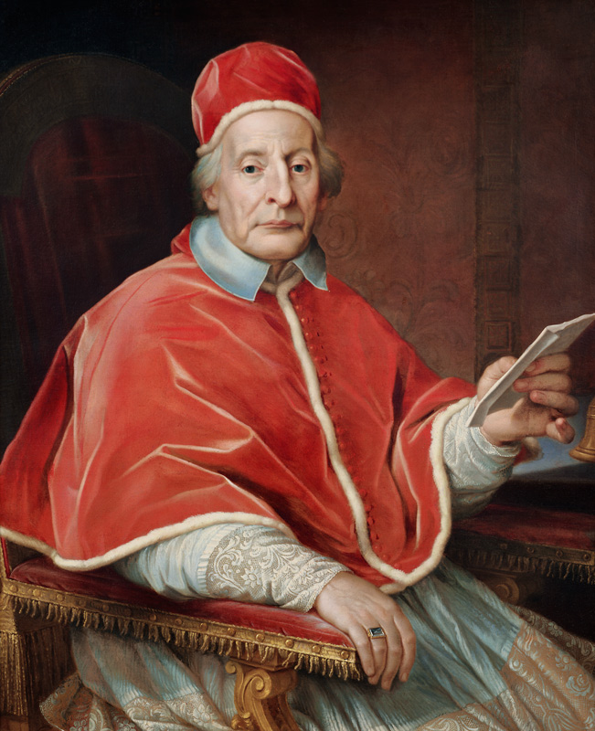 Portrait of Pope Clement XII van Agostino Masucci