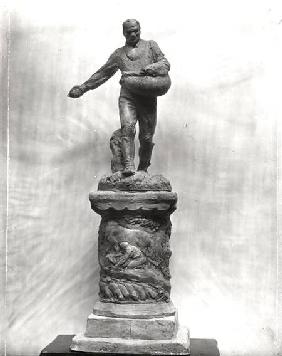 The Sower, maquette for a monument dedicated to the workers in the fields