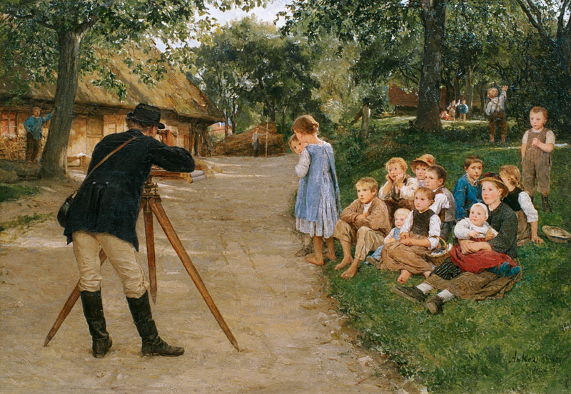 The Surveyor van Albert Anker