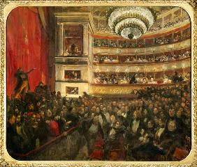 Performance of 'Hernani' by Victor Hugo (1802-85) in 1830