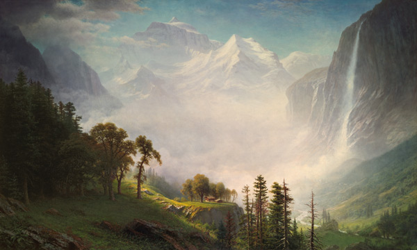 Majesty of the Mountains van Albert Bierstadt