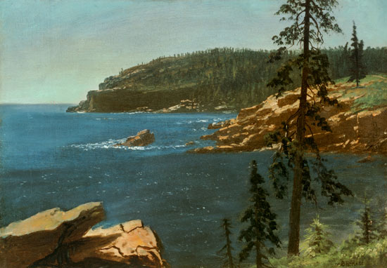 California Coast van Albert Bierstadt