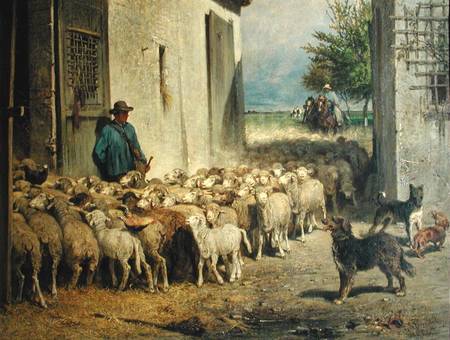 Return to the Sheepfold van Albert Heinrich Brendel