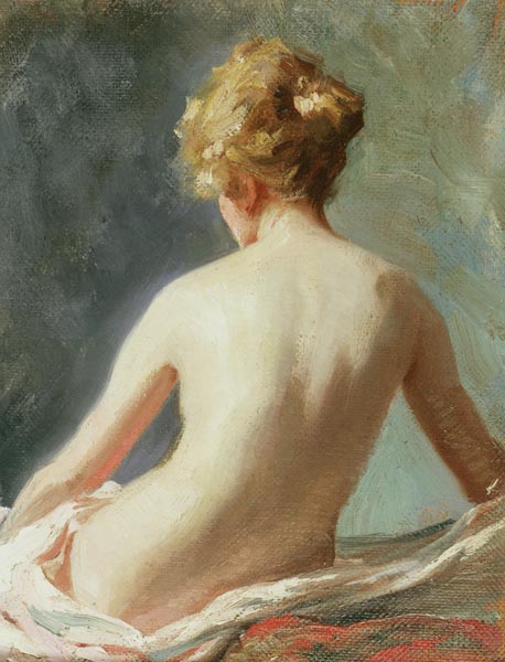 Female Nude van Albert Henry Collings