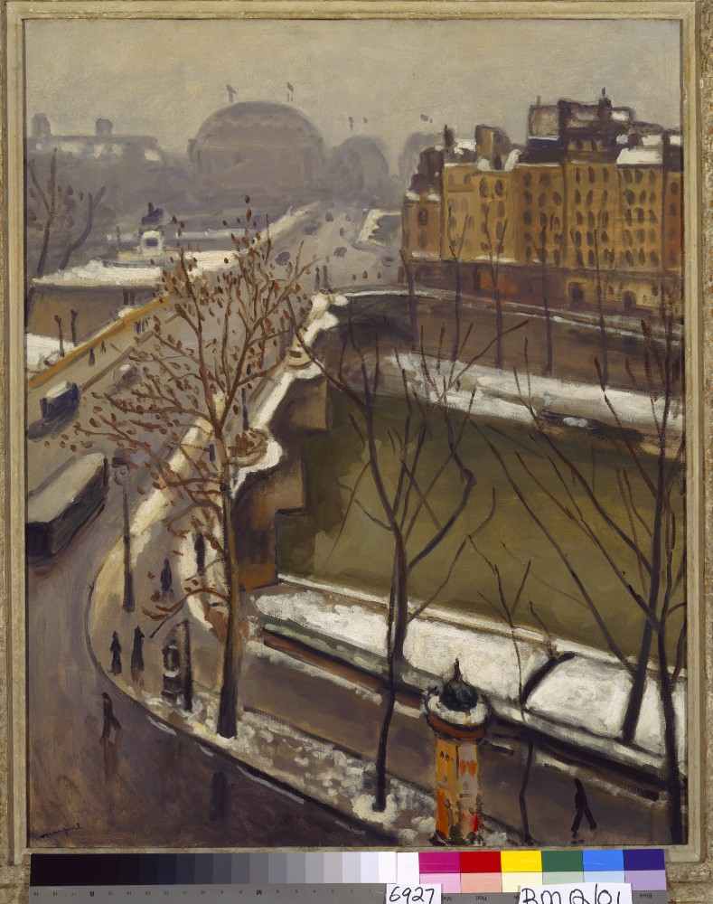 The Pont Neuf in the Snow, late 1920s van Albert Marquet
