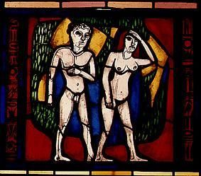 Adam und Eva. van Albert Müller