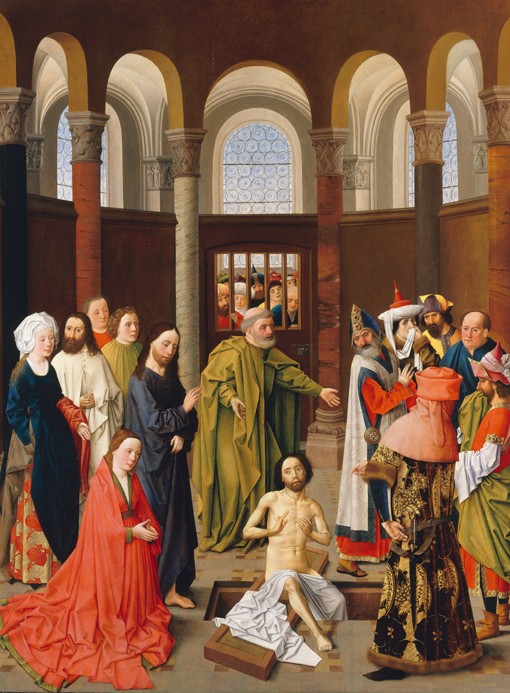 The Raising of Lazarus van Albert van Ouwater