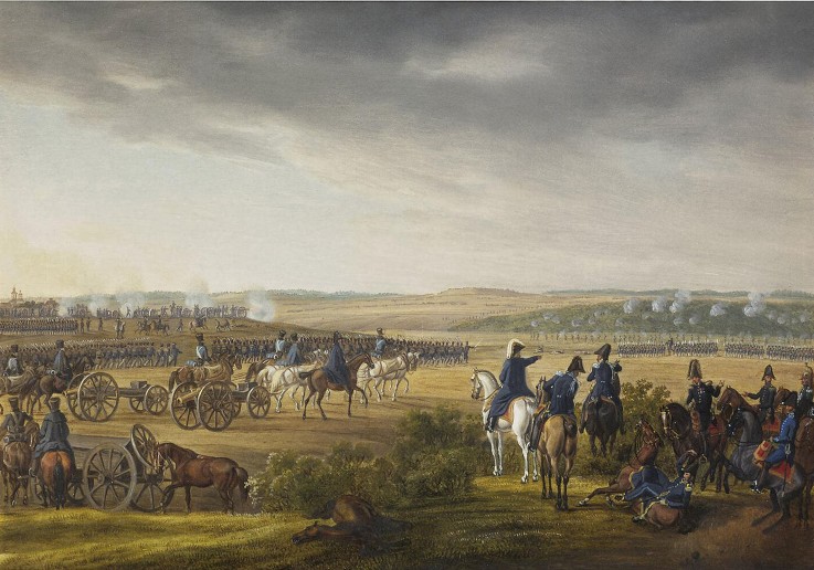 The Battle of Borodino on August 26, 1812 van Albrecht Adam