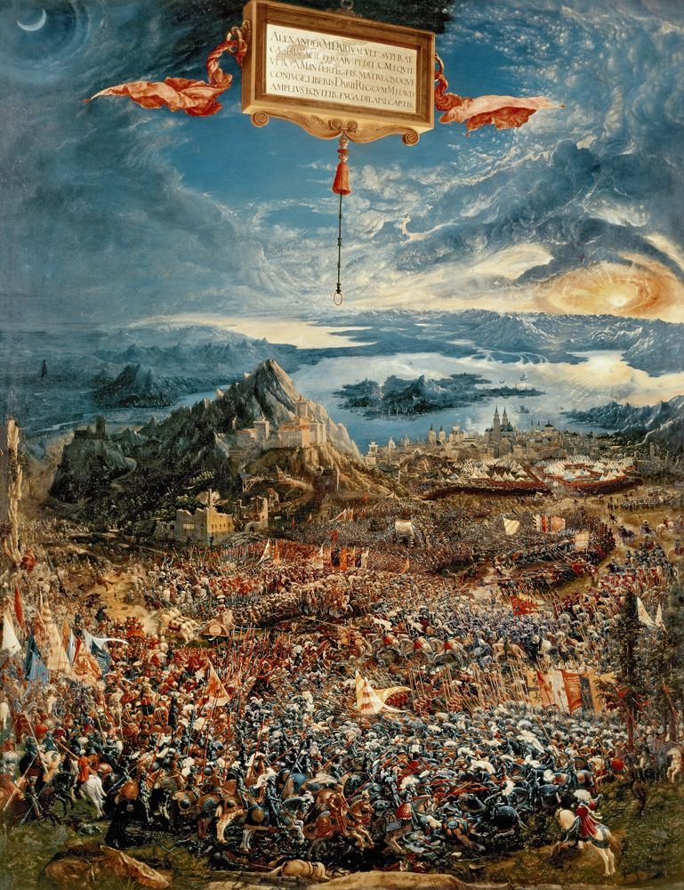 The Battle of Alexander at Issus van Albrecht Altdorfer