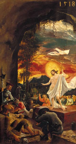 Auferstehung Christi van Albrecht Altdorfer