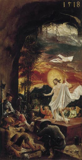 Die Auferstehung Christi van Albrecht Altdorfer