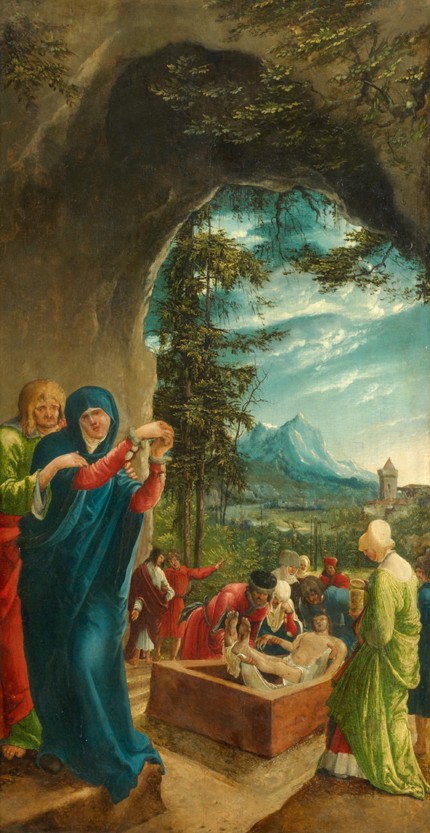 The Entombment of Christ van Albrecht Altdorfer