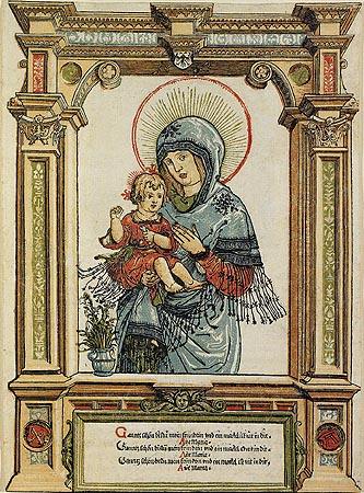 Die Schöne Maria von Regensburg van Albrecht Altdorfer