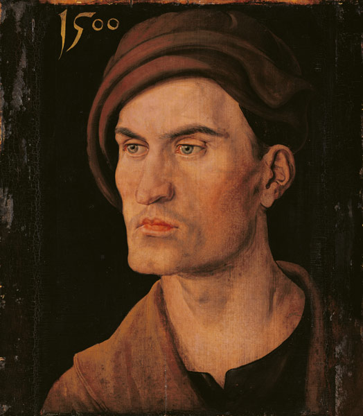 Bildnis eines jungen Mannes van Albrecht Dürer