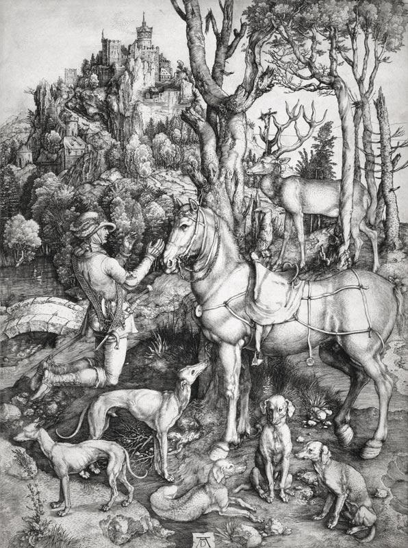Der heilige Eustachius van Albrecht Dürer