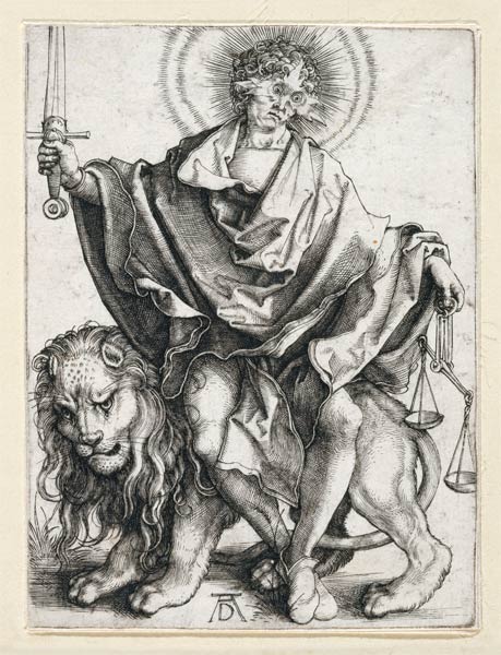 Die Sonne der Gerechtigkeit van Albrecht Dürer