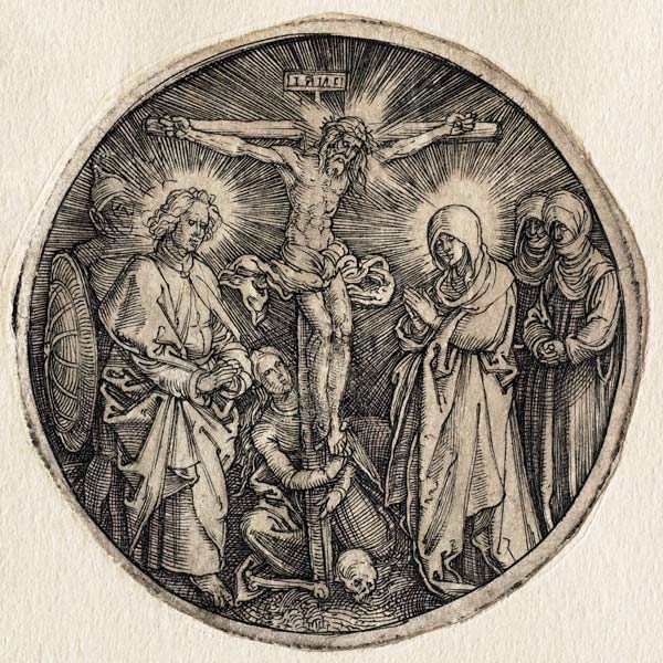 Die kleine Kreuzigung sog. „Degenknopf Kaiser Maximilians“ van Albrecht Dürer