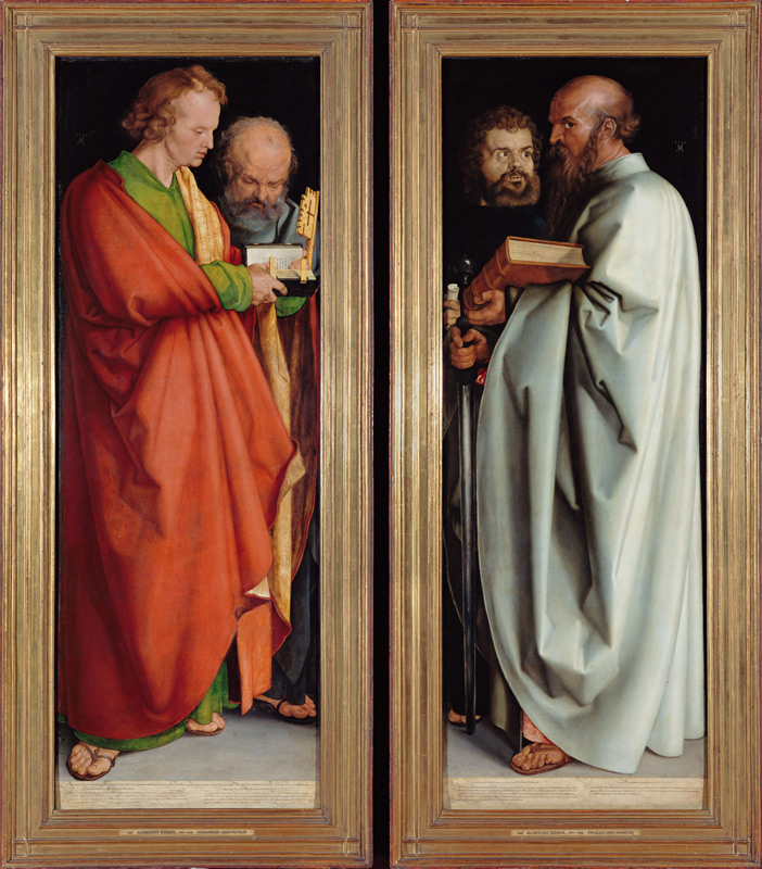 The Four Apostles van Albrecht Dürer