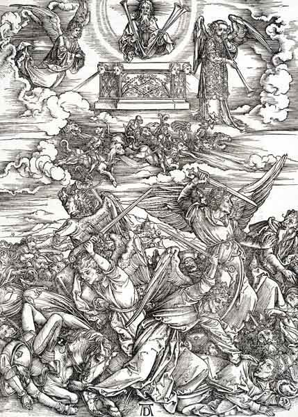 Engelkampf van Albrecht Dürer