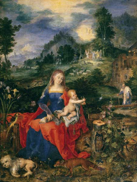 Maria met dieren , Brueghel van Albrecht Dürer