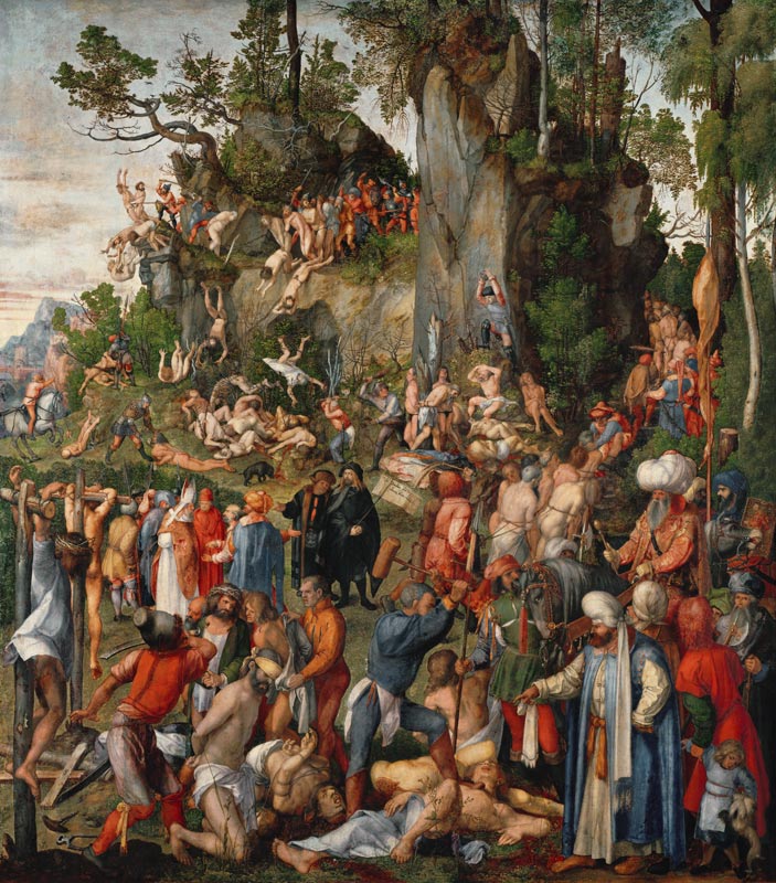 Marter der zehntausend Christen van Albrecht Dürer