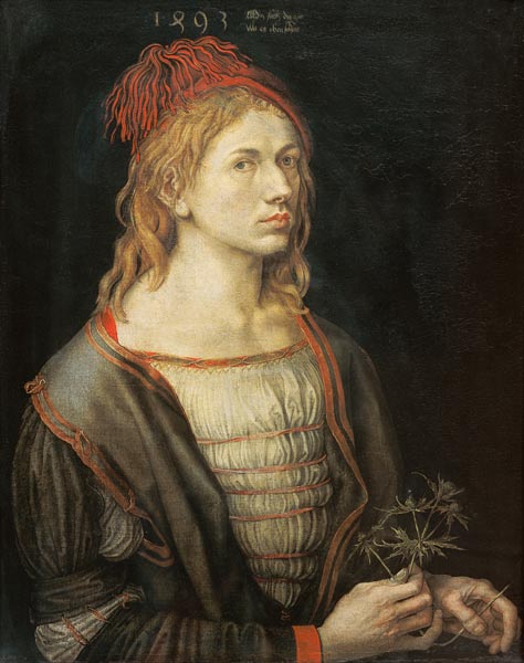 Selbstbildnis van Albrecht Dürer
