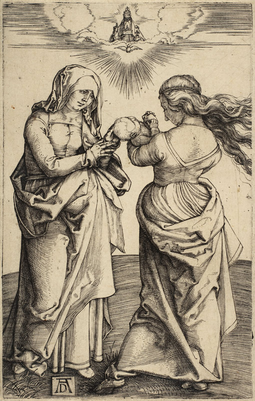 The Virgin and Child with the Infant Christ and Saint Anne van Albrecht Dürer